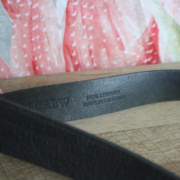 Vtg. Lands End Leather Belt with Silver Buckle 🌵36 - Picture 2 of 9